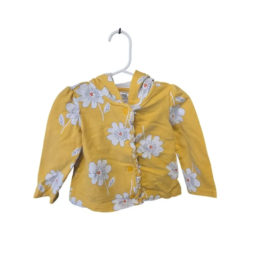 Yellow Floral Hooded Jacket - Carter's - 24mo